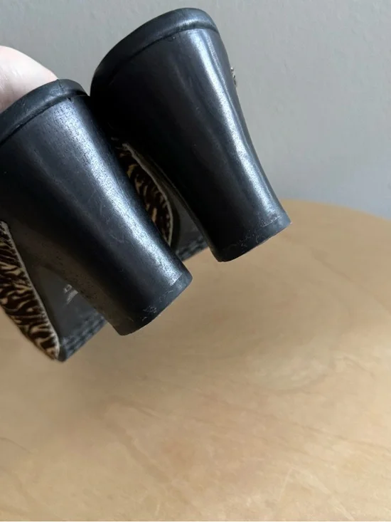 Dansko zebra calf hair clog heels size 42 11/11.5 zebra animal print - Picture 5 of 9